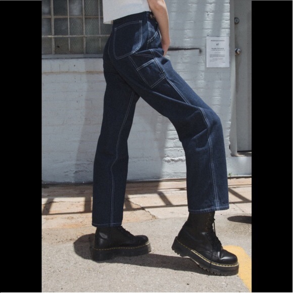 Brandy Melville Jeans Brandy Melville Talia Dark Wash Cargo Pants